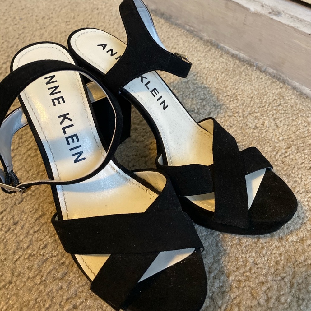 Anne Klein classy open toe heels